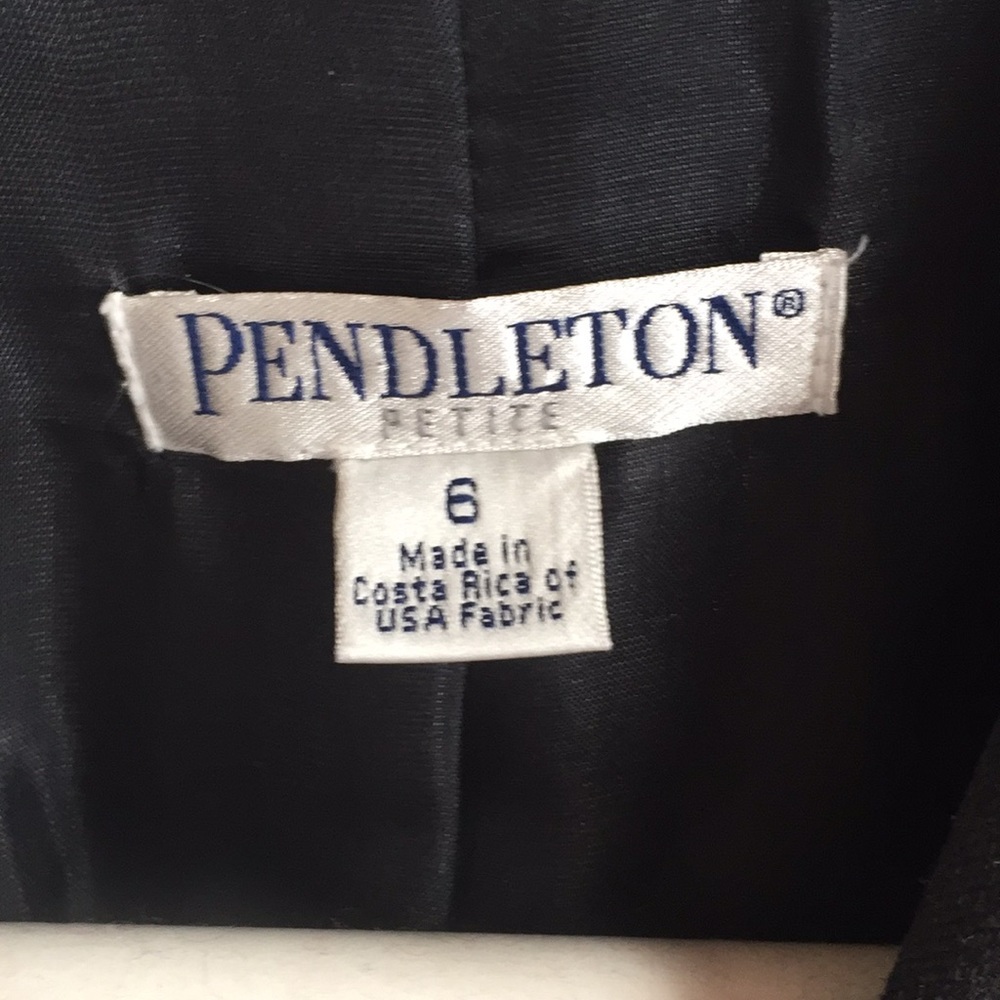 Pendleton Blazer Size 8 Wool Gray - image 6
